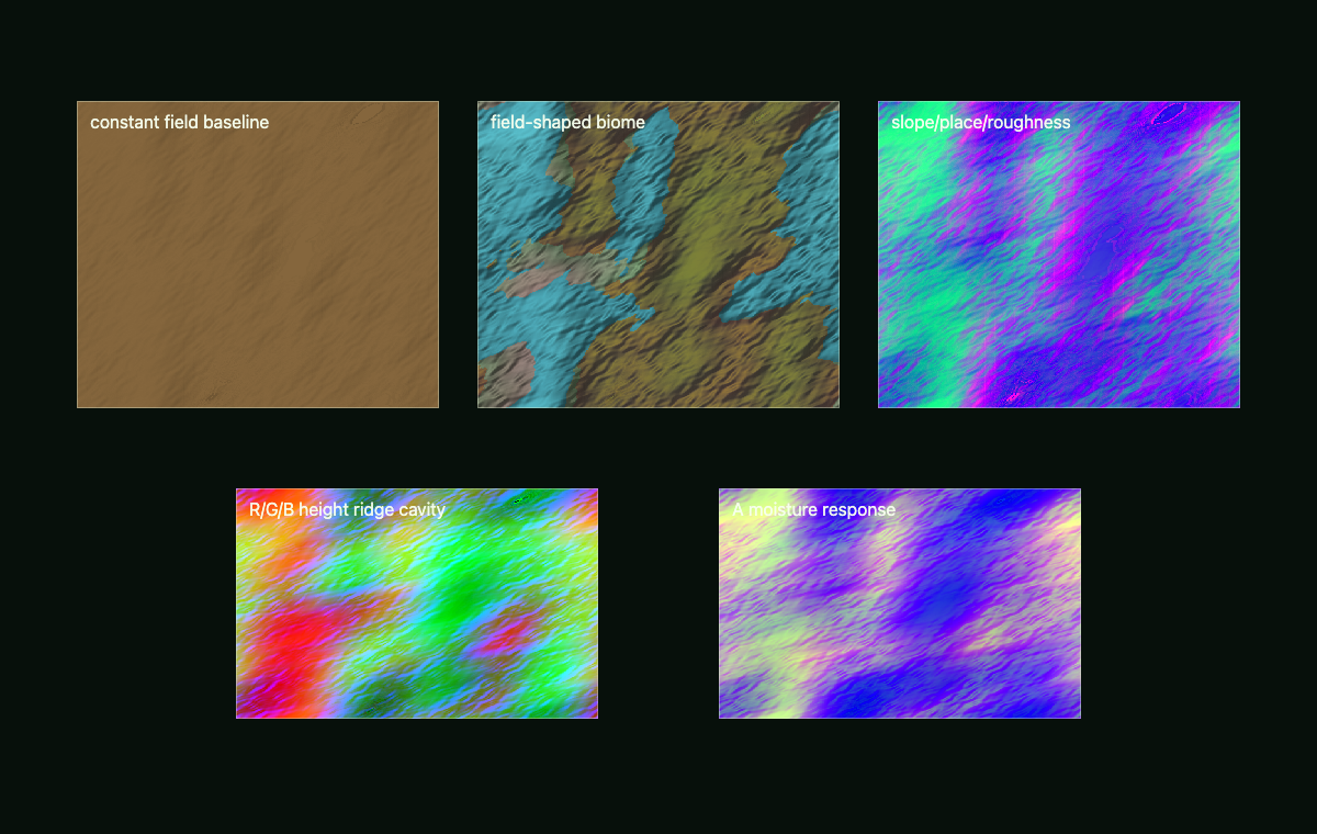 Procedural Fields — Asset-preview baseline