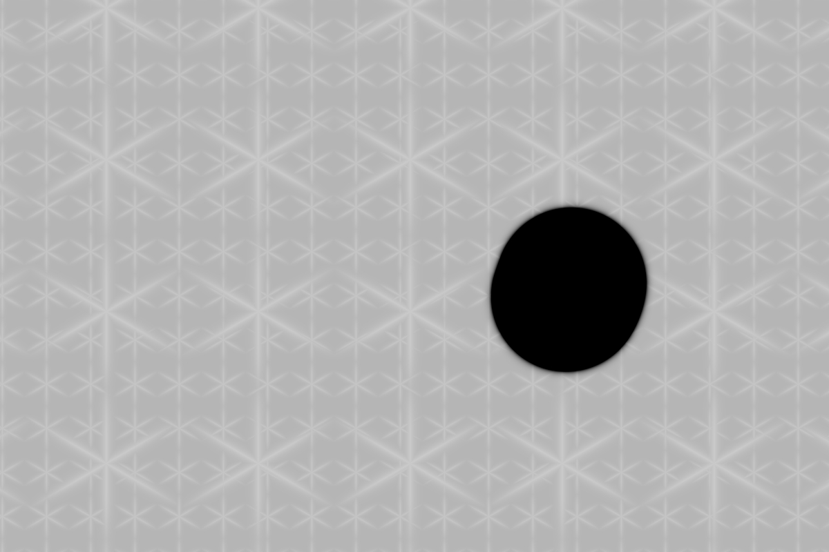 Integration Temporal Surface: Particles / diagnostic presentation (multi-color scene).