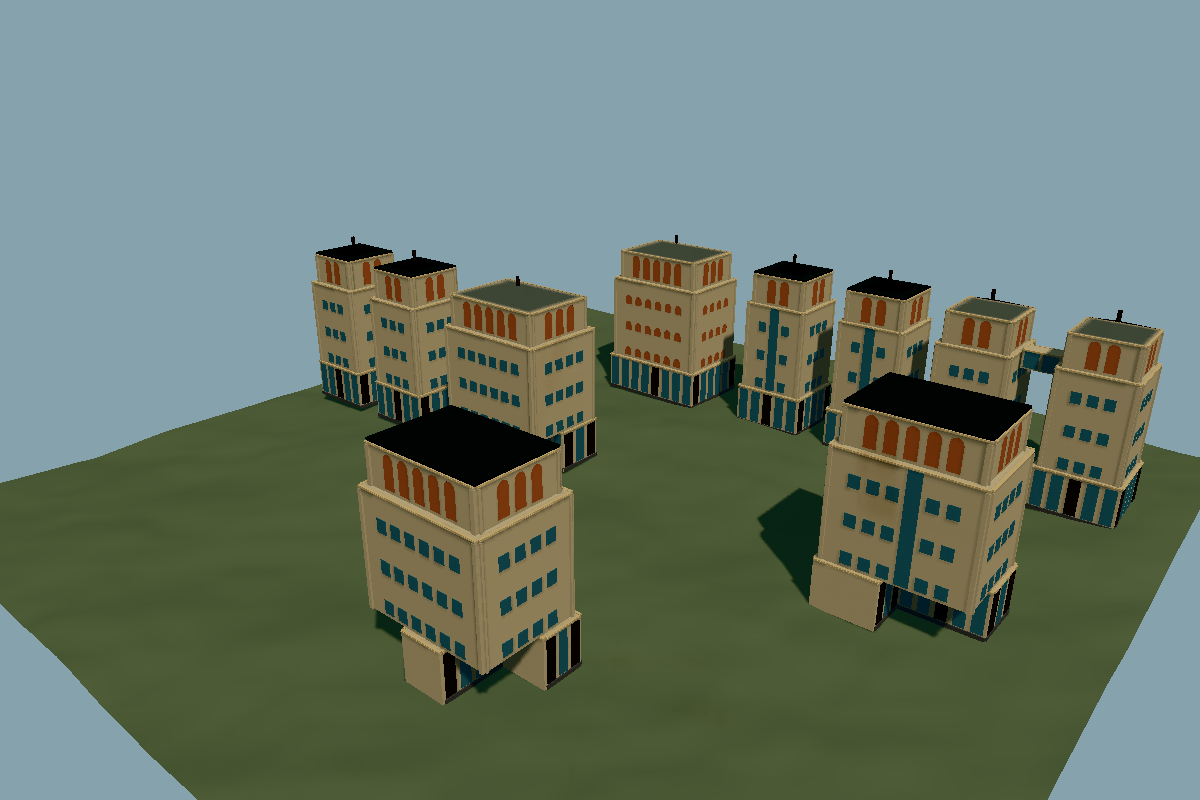 Procedural District: Baseline seed presentation.