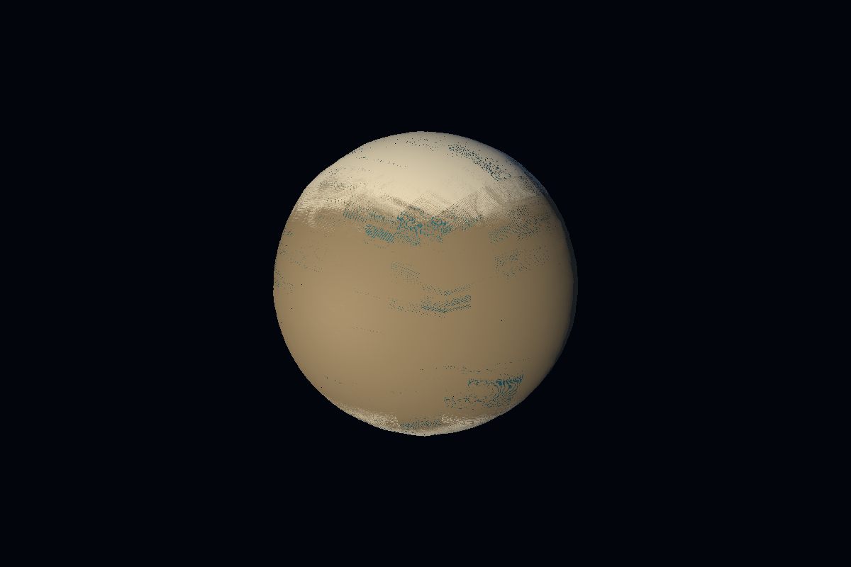 Procedural Planets: Far camera.