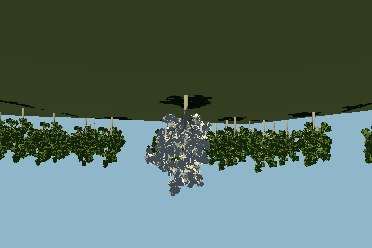 Procedural Vegetation: Far camera